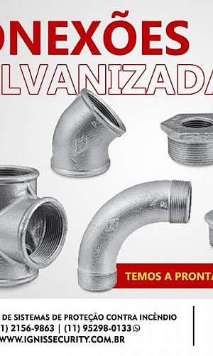 Conexões galvanizadas a fogo Conexões galvanizadas a fogo