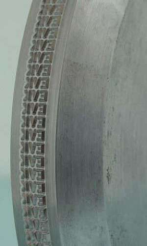 Roldanas aço inox para fios e cabos com relevo Roldanas aço inox para fios e cabos com relevo